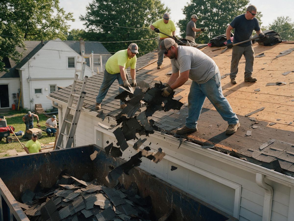 roofing project in Clinton, TN