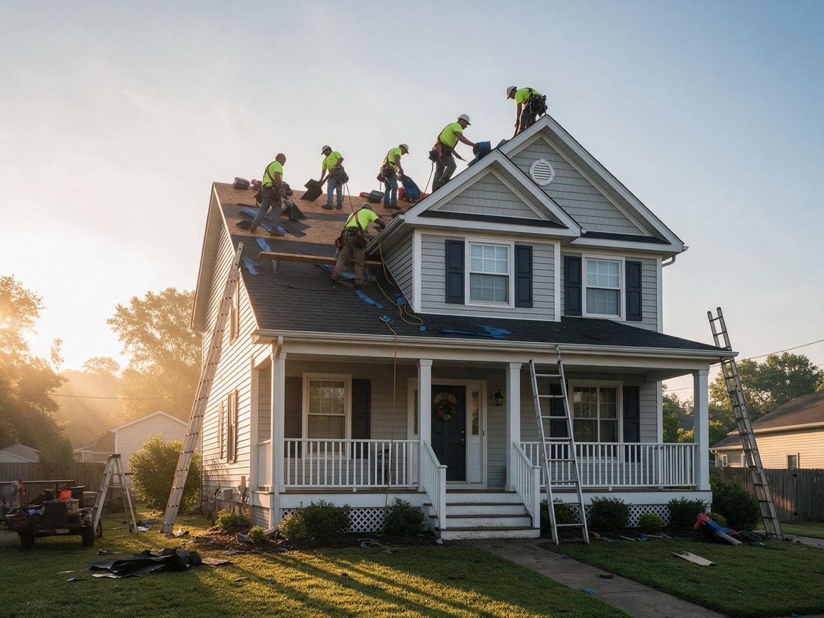roofing project in South Knoxville, Knoxville